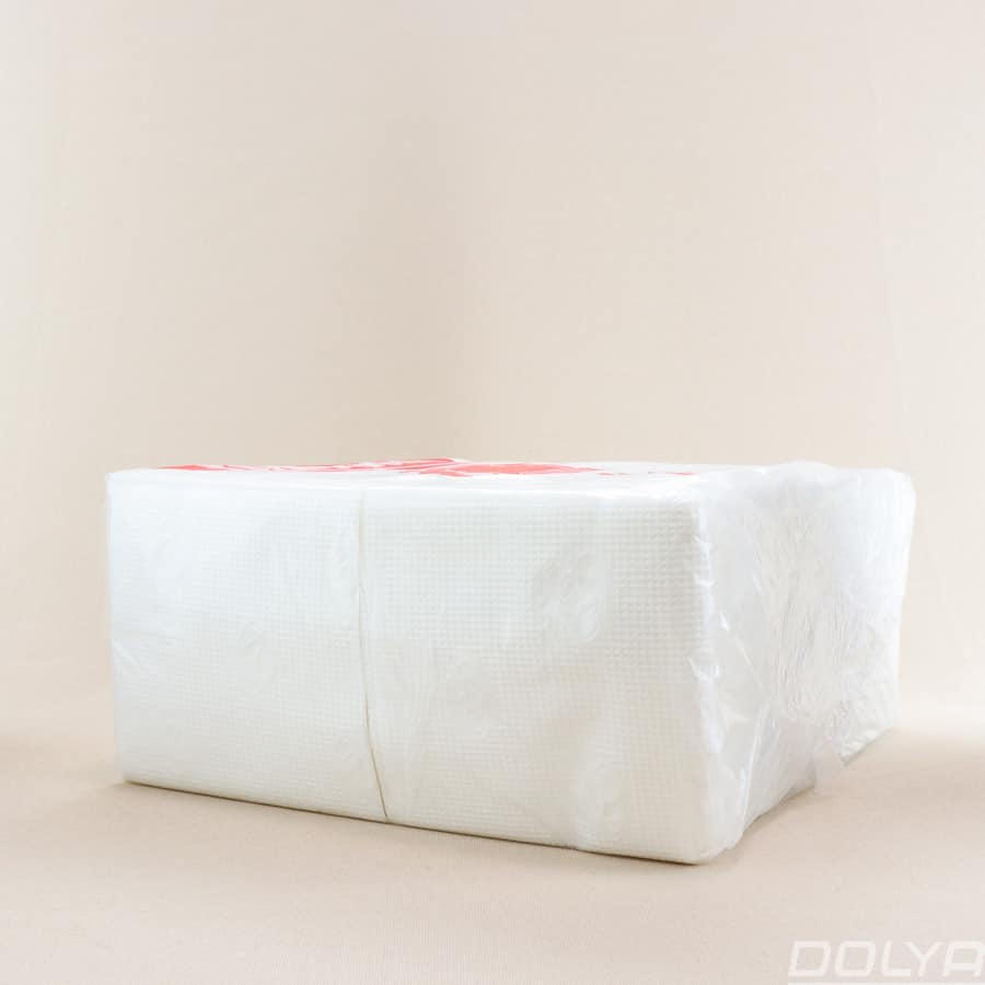 Туалетная бумага 2-х слойная, целлюлозная, листовая 200 шт. Dolya (40 шт. / уп. ) DOLYA
