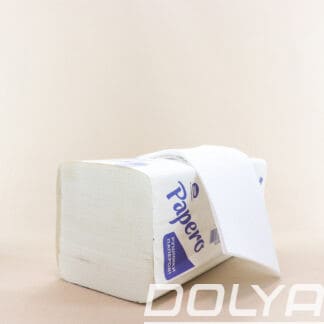Полотенце бумажное НОВА, 2-слойное, VV складывание, 160 листов, 22х21см (20/пак).