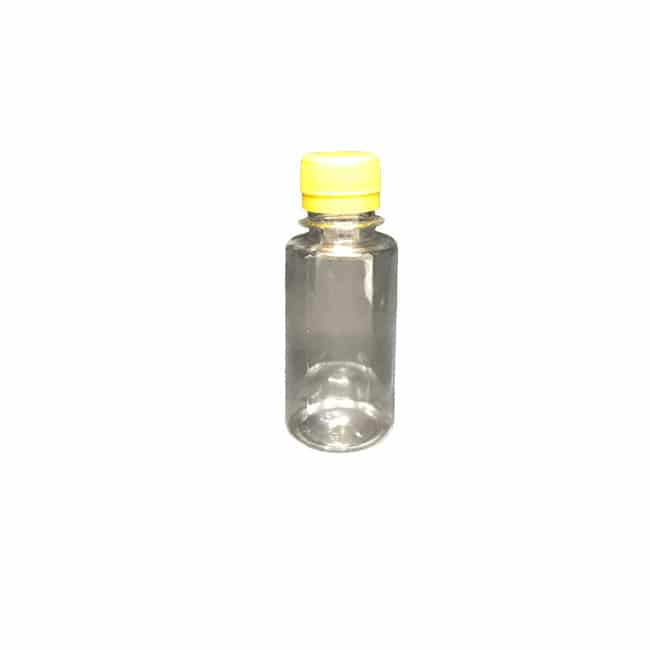 Бутылка одноразовая без крышки, ПЕТ, V=100 мл, D=28 мм (арт.17012)