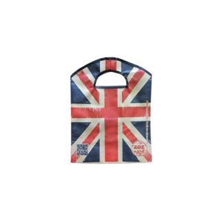 ЭКО сумка "Британский флаг", ТМ "ZOZ", с прорезными ручками, 400 мм*325 мм*95 мм (арт.96022)
