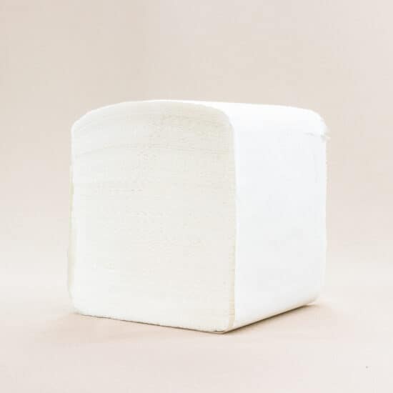 Туалетная бумага 2-слойная, целлюлозная, листовая, 200 шт, Dolya (40 уп / ящ).
