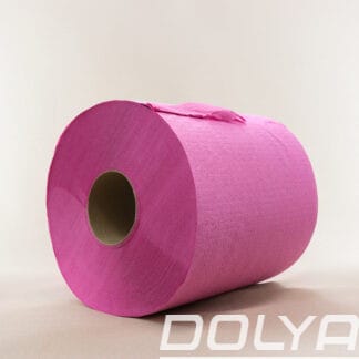 Полотенце бумажное Джамбо, розовый цвет, 120 м (4 шт / уп).