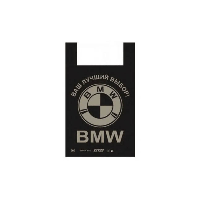 Пакет майка BMW, 35х55 см, 100 шт / уп (арт. 28016)