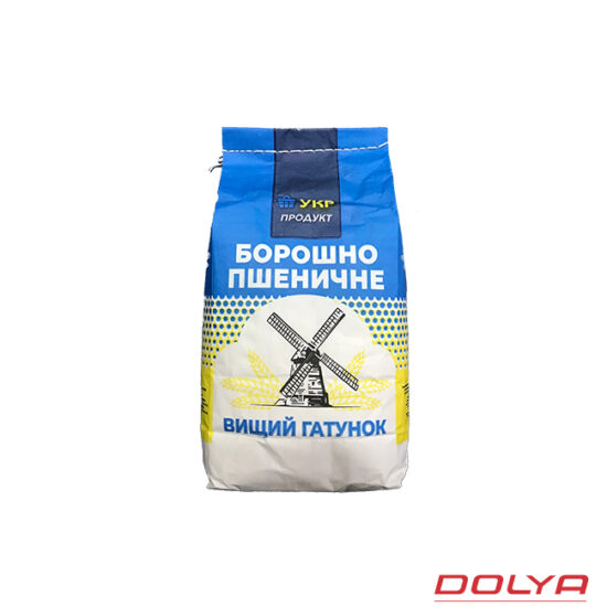 Борошно пшеничне 1 кг ТМ УКР-ПРОДУКТ