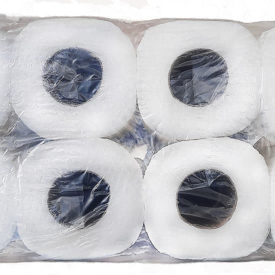 Туалетний папір Ruta, 2-шаровий, целюлозний, на гільзі, білий, 17м, 24шт, Т-0529